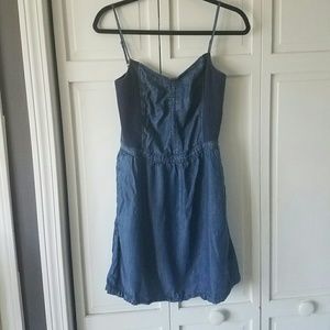 Maurices size medium zip back denim sundress