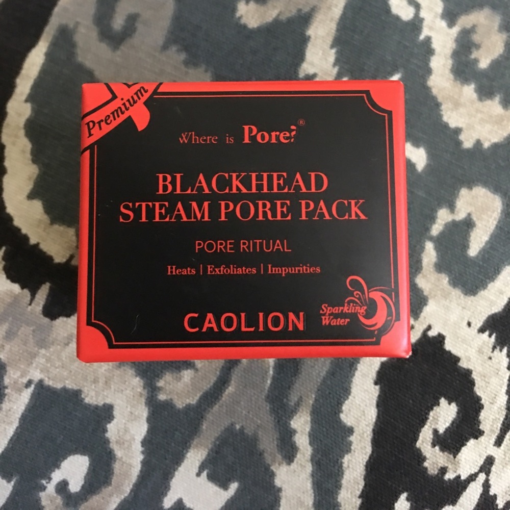 Caolion blackhead steam pack