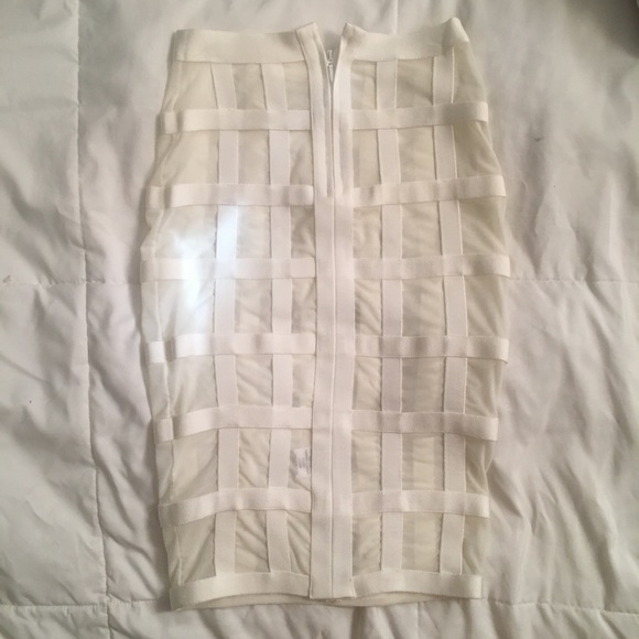 Just Enaj caged mesh midi skirt - Picture 3 of 3