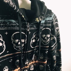 💥SALE💥 Ecko Unlimited Skull Zip Up Sweater