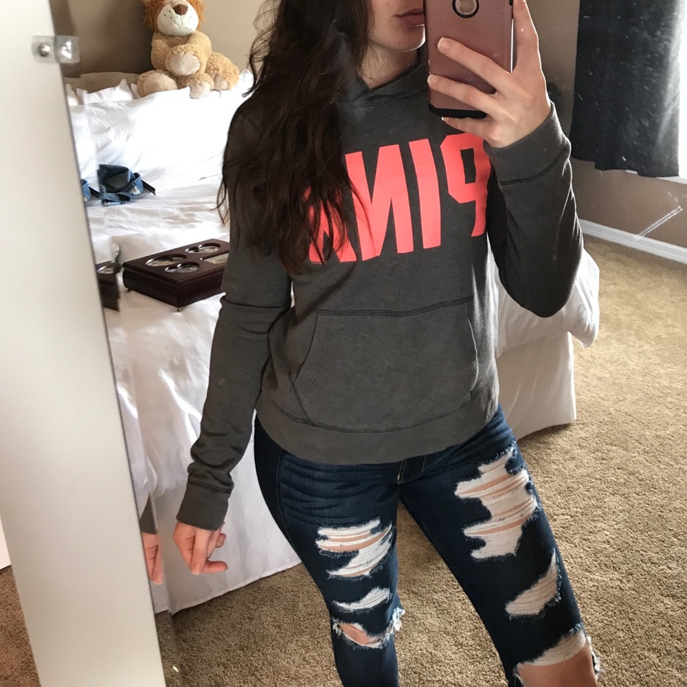 Pink VS hoodie