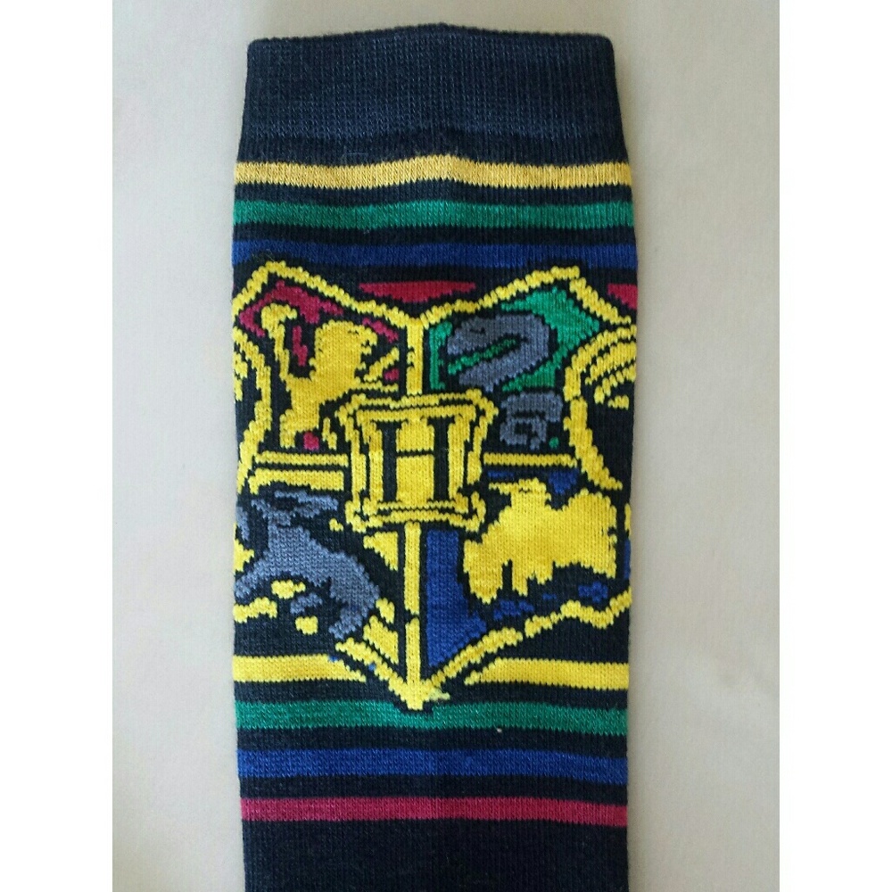Harry Potter Hogwarts Tall Knee Socks, NWT