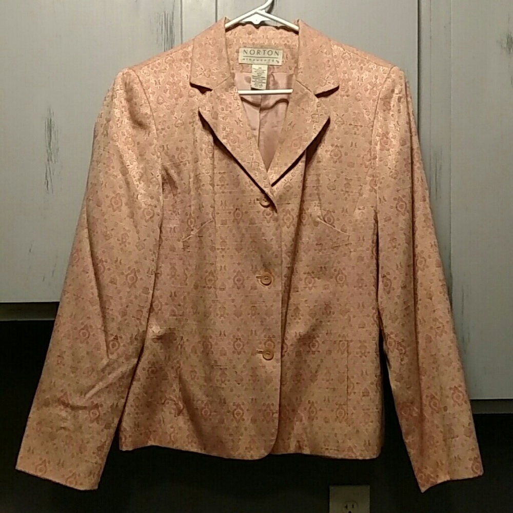 Peach/orange blazer