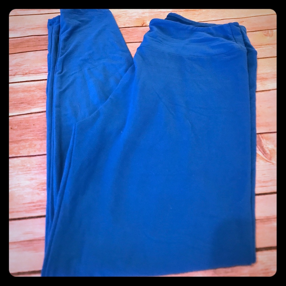 LLR OS solid blue leggings