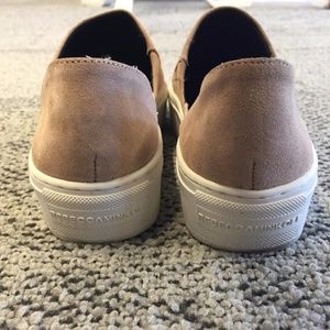 Rebecca Minkoff D'orsay Tan Suede Sneaker, 7.5