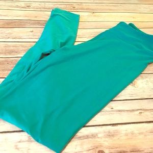 LLR OS leggings solid green