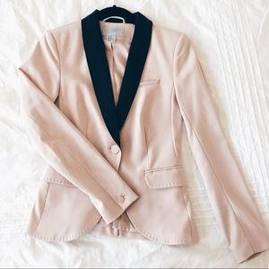 Nude pink blazer