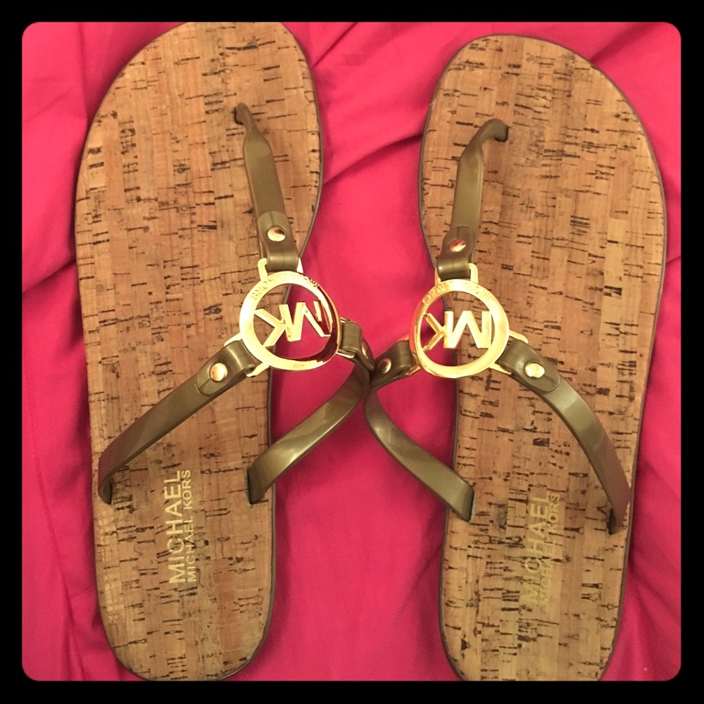 Michael Kors flip flops