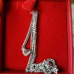 18k White gold necklace