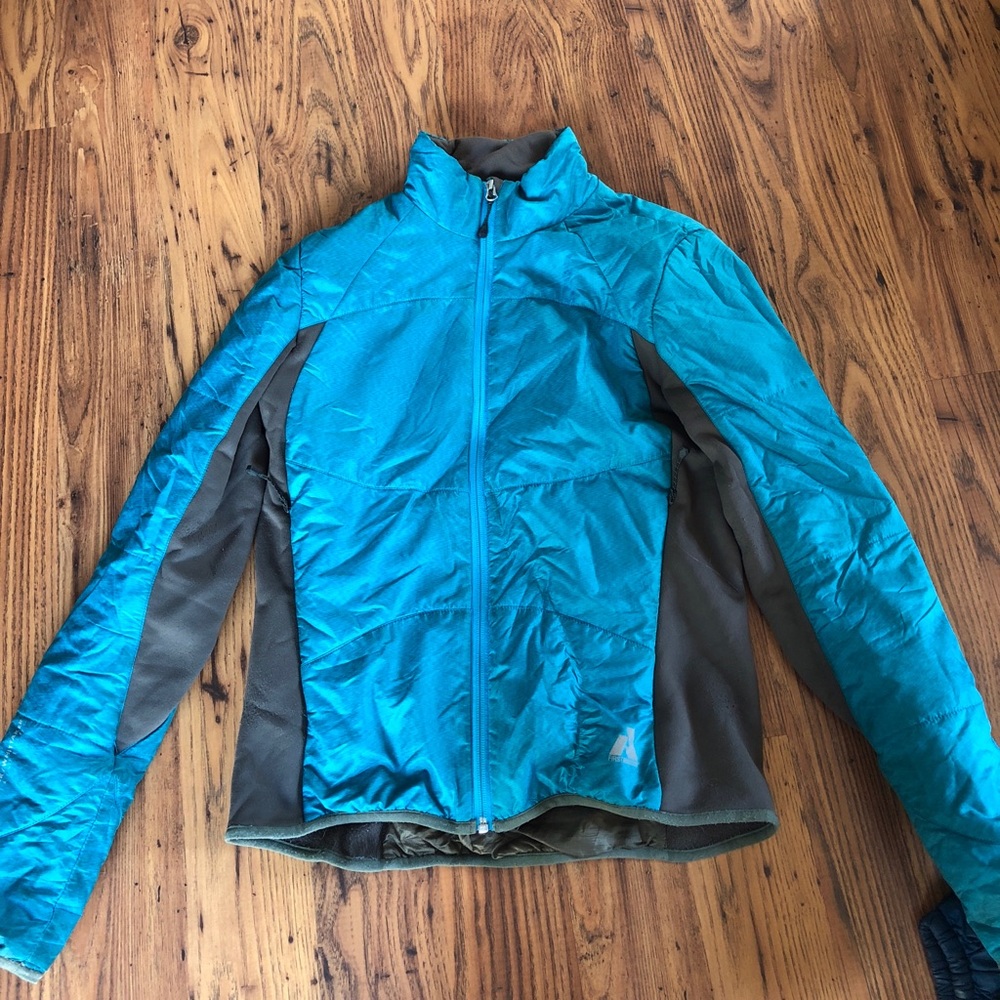 Blue and Grey Eddie Bauer Primaloft Jacket