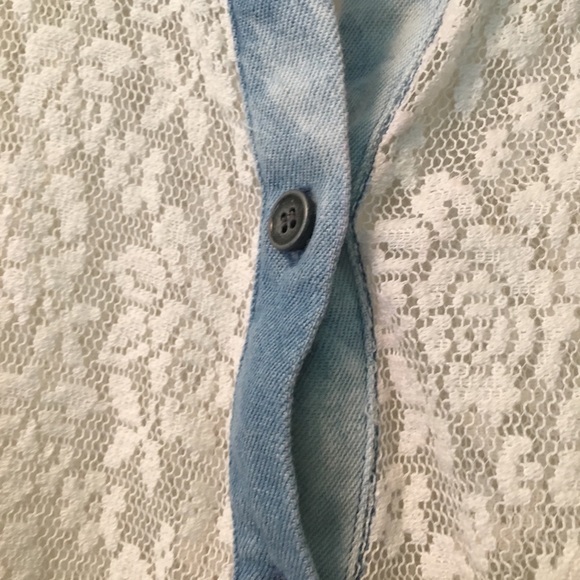 Free People white lace top - Picture 4 of 4