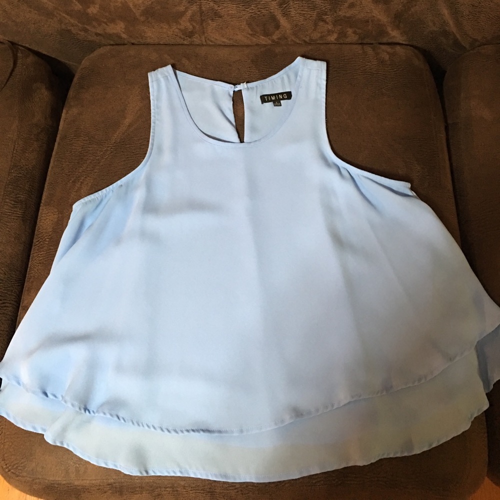 Light Blue Boutique Tank