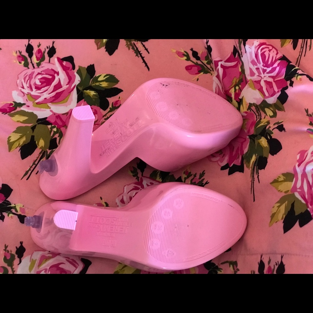 Melissa Jeremy Scott 4 Moschino Pink Barbie shoes - Picture 4 of 8
