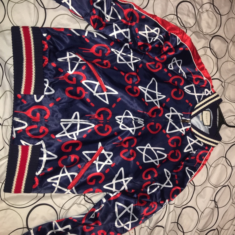 Gucci Ghost Bomber Jacket Sz 48 M