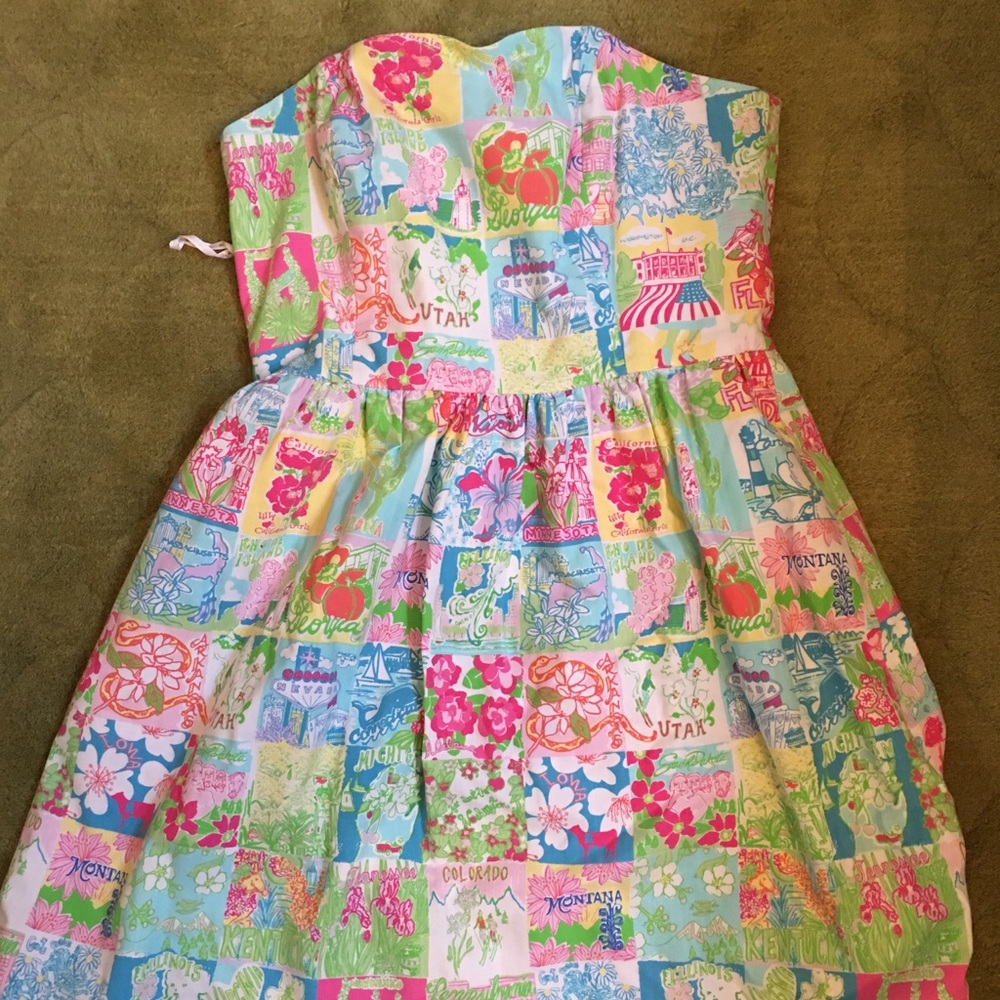 State of mind strapless dress size 8