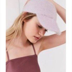 UO Retro Fuzzy Lavender Baseball Cap