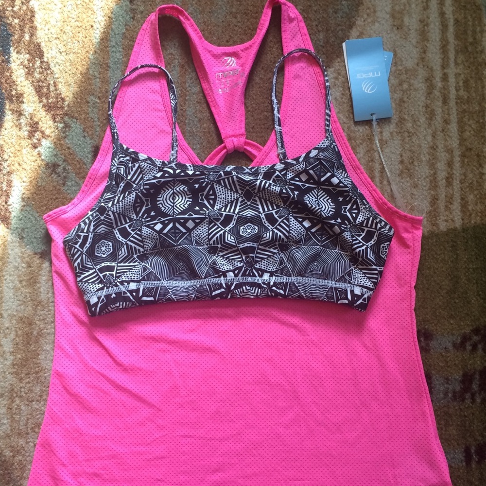MPG tank with built in bra