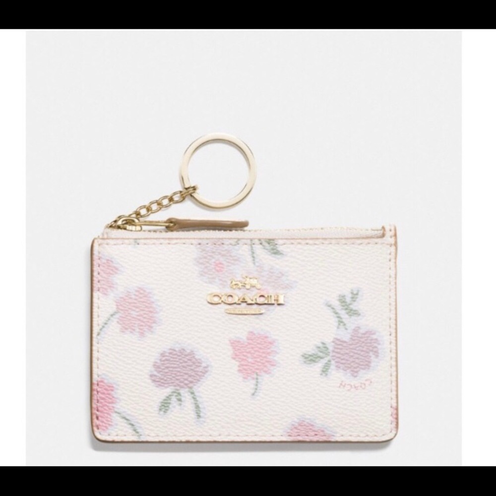 Coach Daisy Field keychain