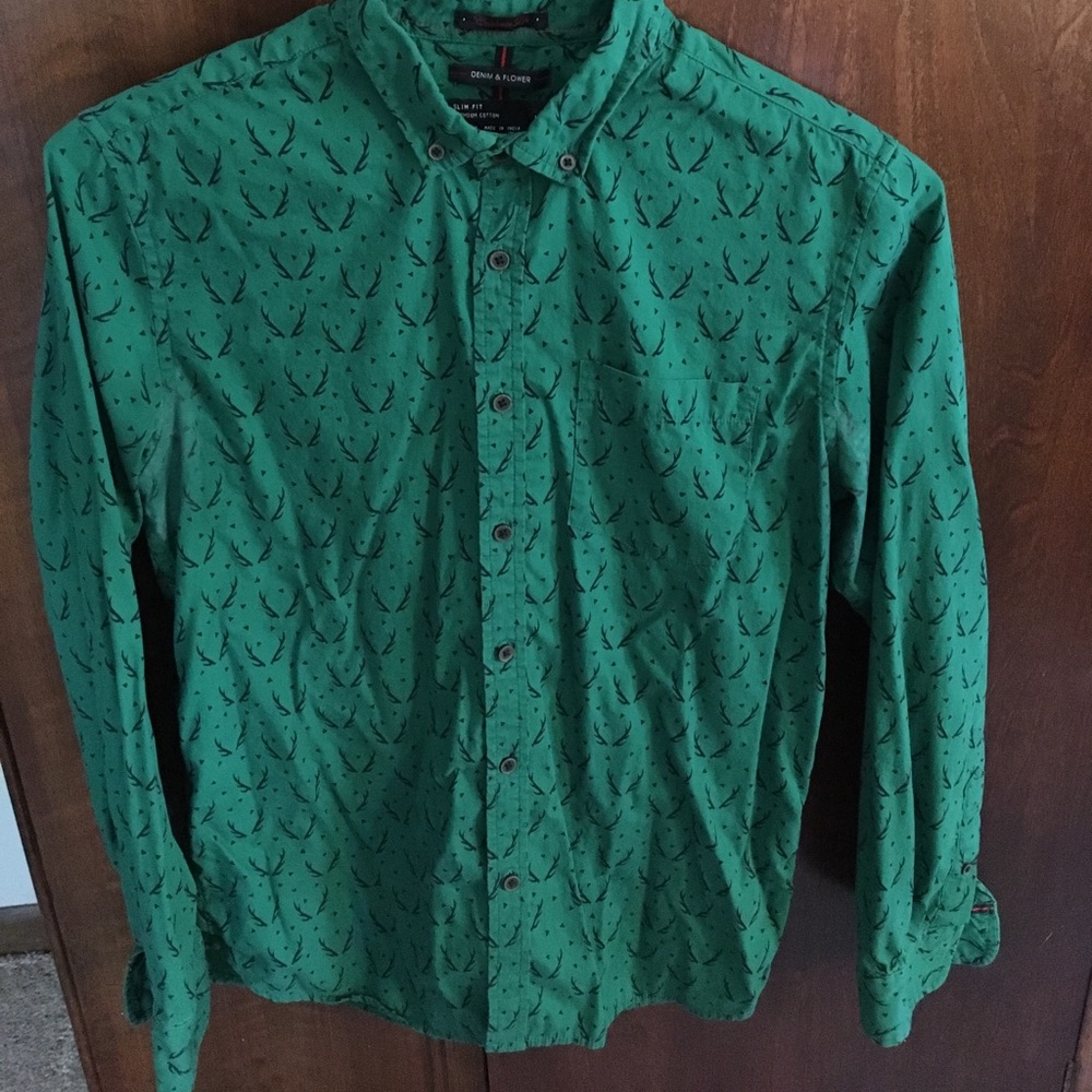 Antler print shirt