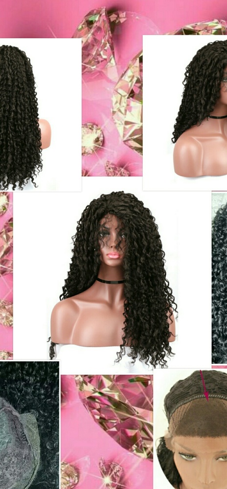 Lace front curly