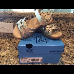 Toddler girls Stride Rite sandals.  Brand NEW