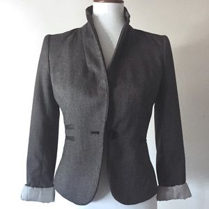 H&M gray blazer sz 4