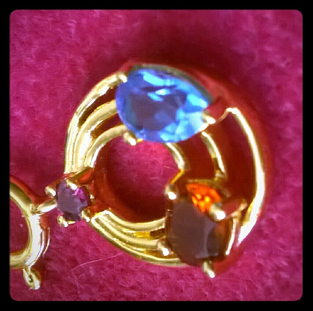 Multi Gemstone Charm