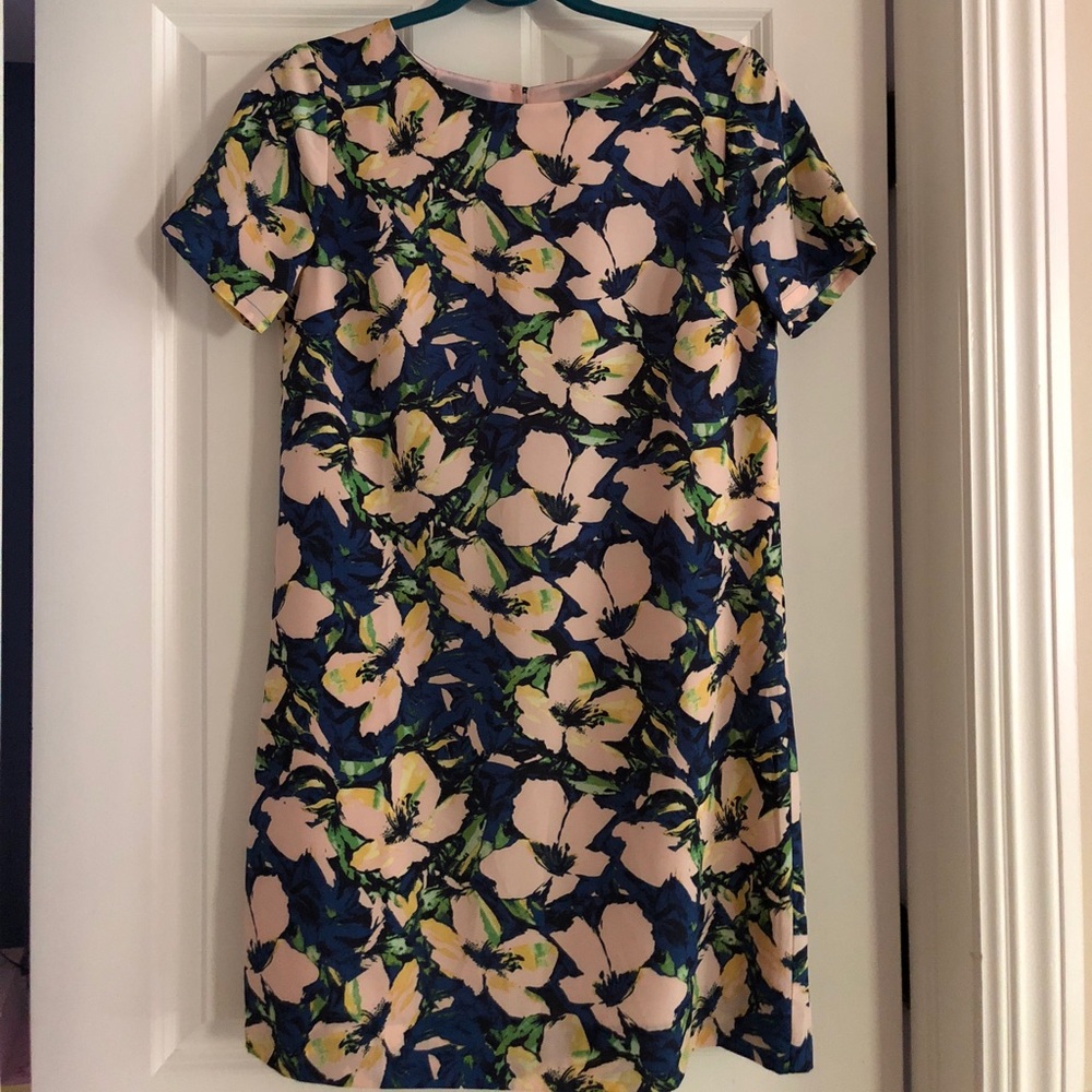 J.Crew floral sheath dress
