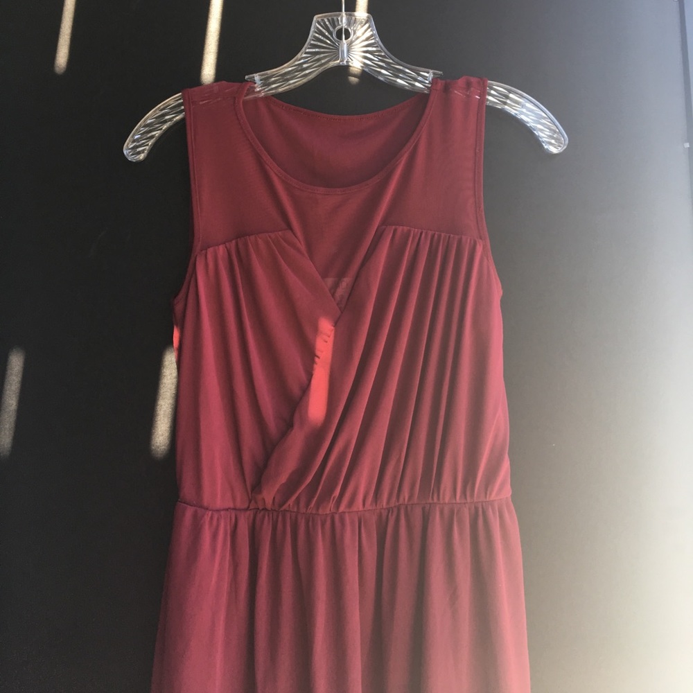 Maroon Dress