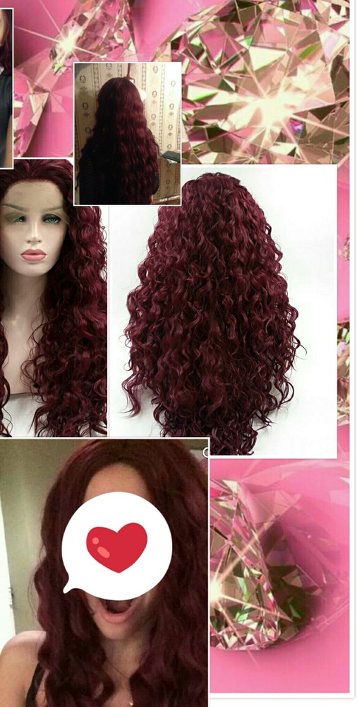 Lacefront heat resistant wig