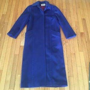 Full length 100% wool coat