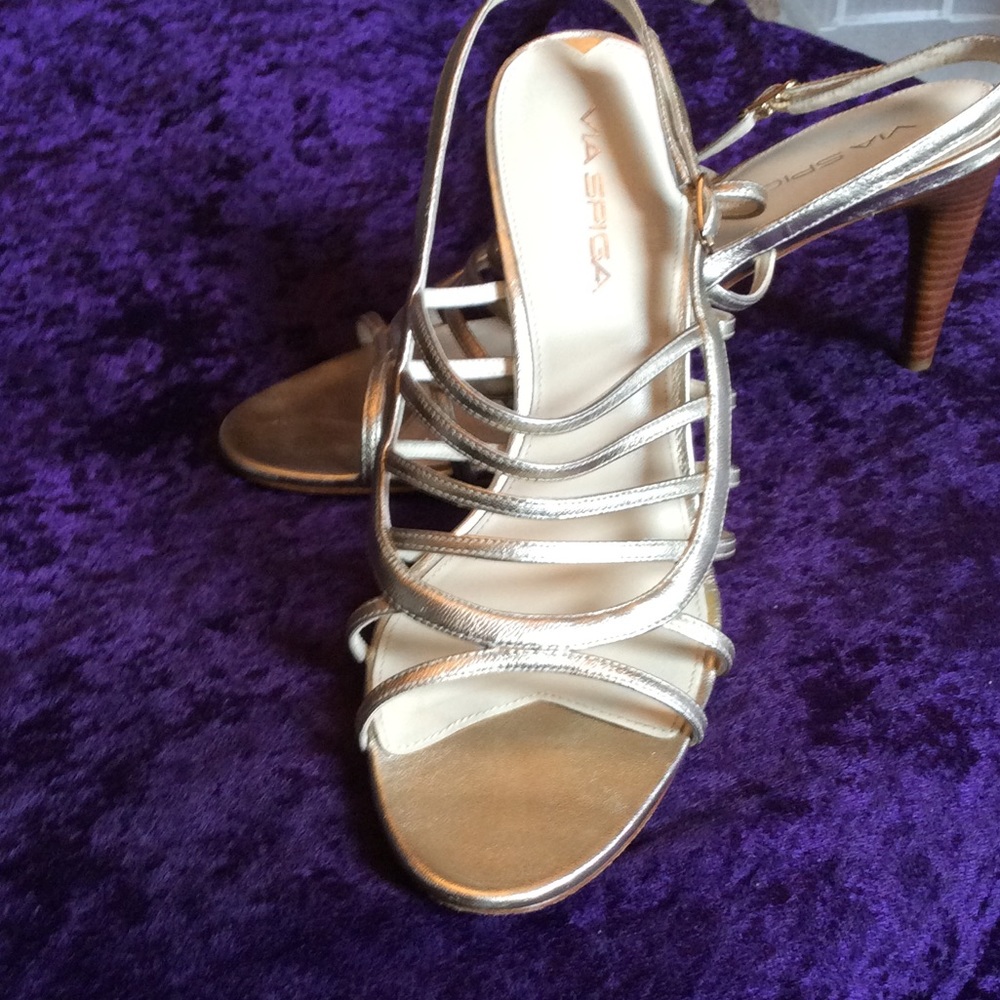 Via spiga gold sandals
