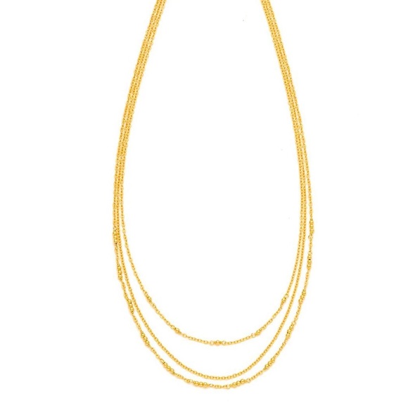 gorjana // triple layer station necklace - Picture 4 of 4