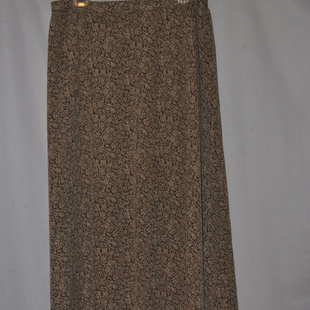Talbots 100% silk Maxi skirt