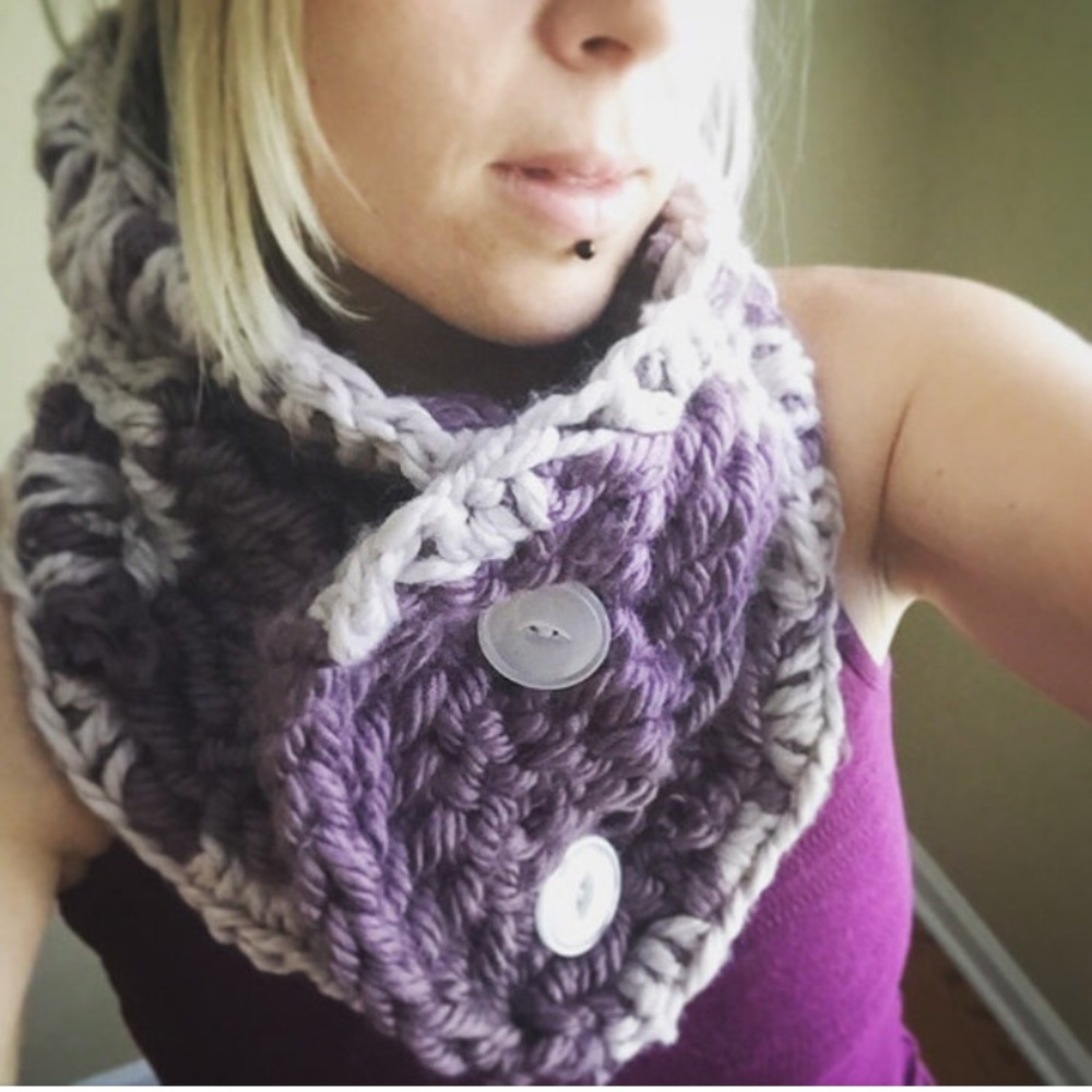 Handmade Super Chunky Boho Collar Scarf