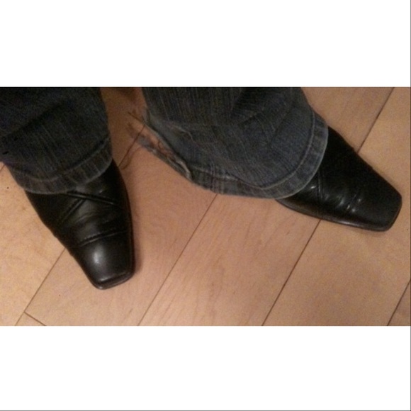 Paul Green Lux HANDMADE $875 Black LEATHER Boots Loafers! 8 - Picture 2 of 6