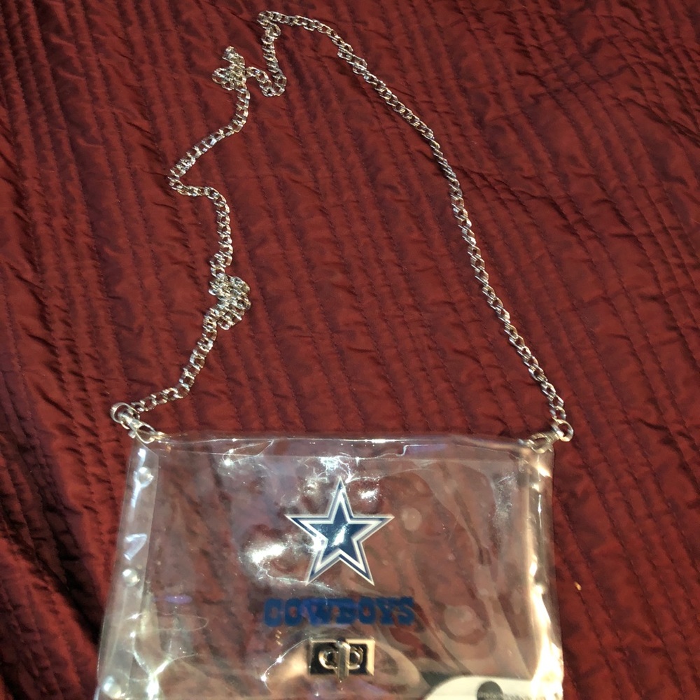 Dallas Cowboys clear purse crossbody