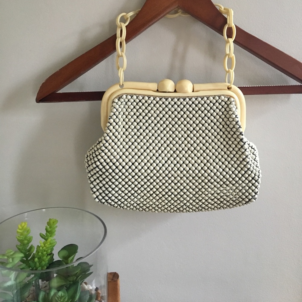 STUNNING Whiting & Davis Vintage Alumesh Handbag