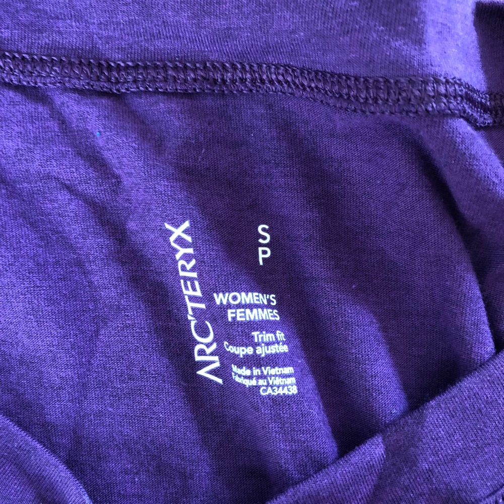 Purple Arc’teryx T-shirt