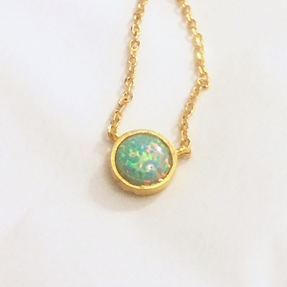 anthropologie // dainty opal necklace - Picture 4 of 5