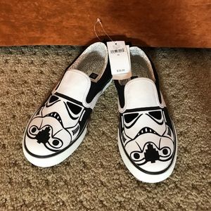 Gap Star Wars Stormtrooper slip on sneakers NWT