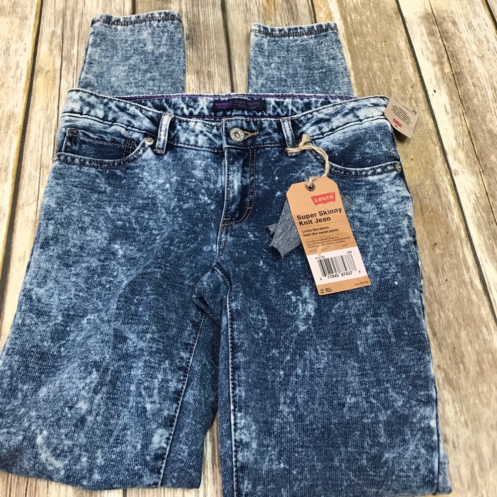 NWT 🌟Levi's Super Skinny Knit Jean🌟 - Picture 2 of 7