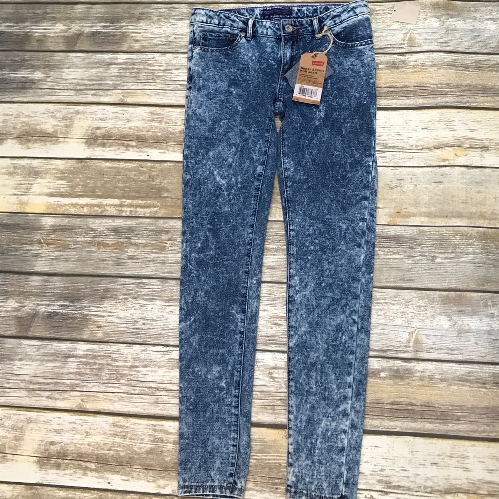NWT 🌟Levi's Super Skinny Knit Jean🌟 - Picture 4 of 7