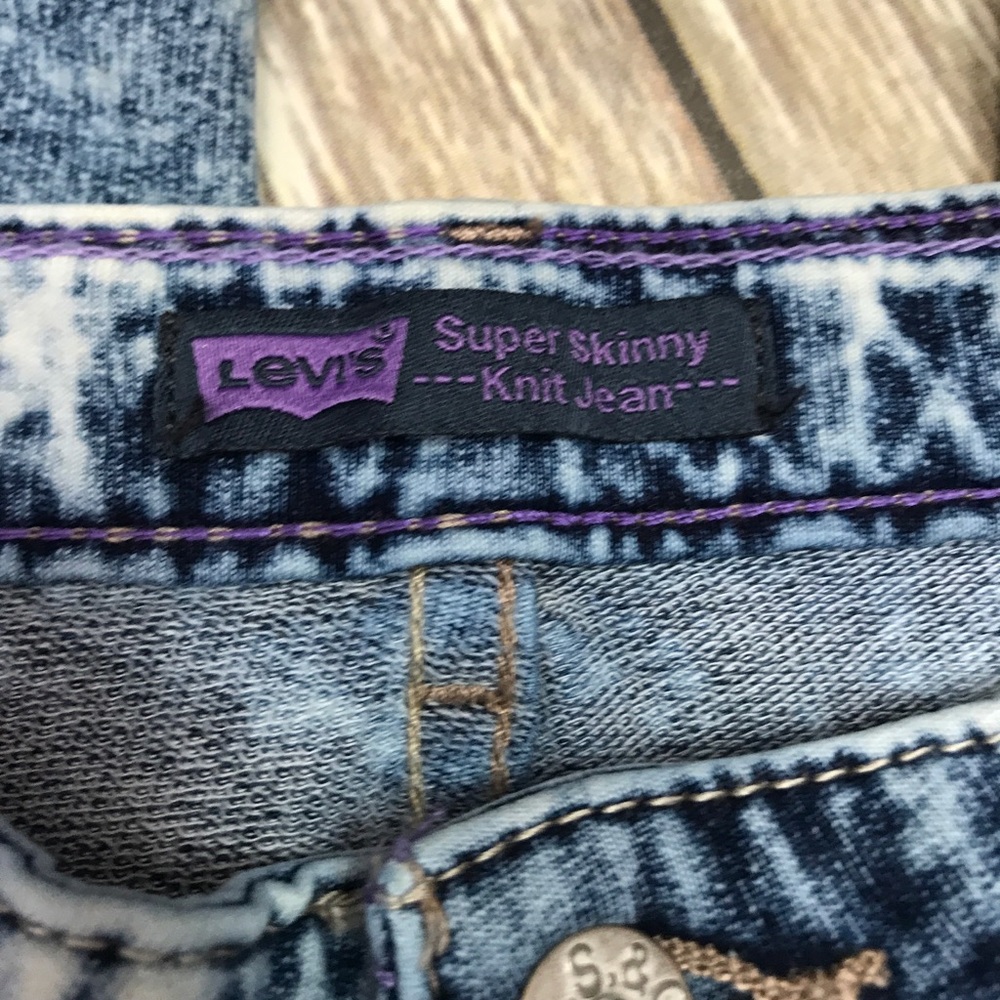NWT 🌟Levi's Super Skinny Knit Jean🌟 - Picture 6 of 7