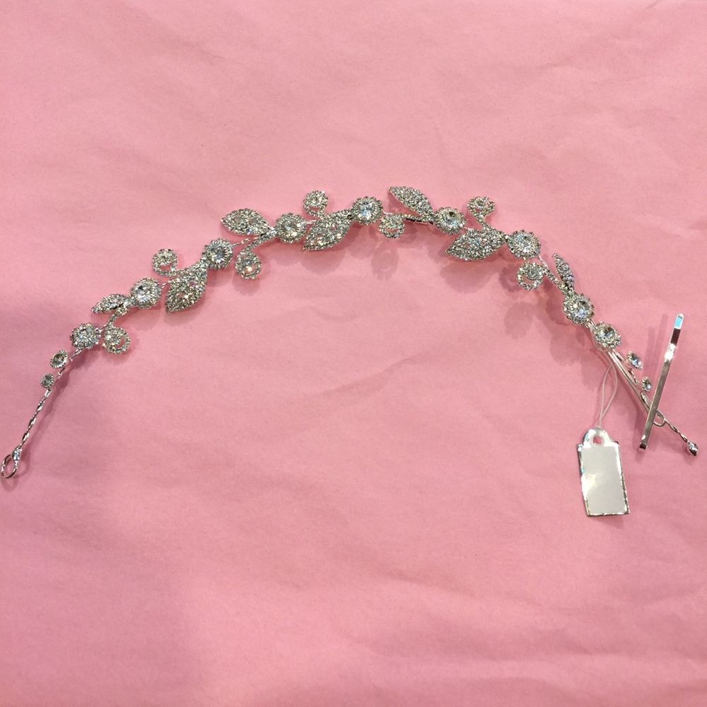Bridal rhinestone headpiece headband