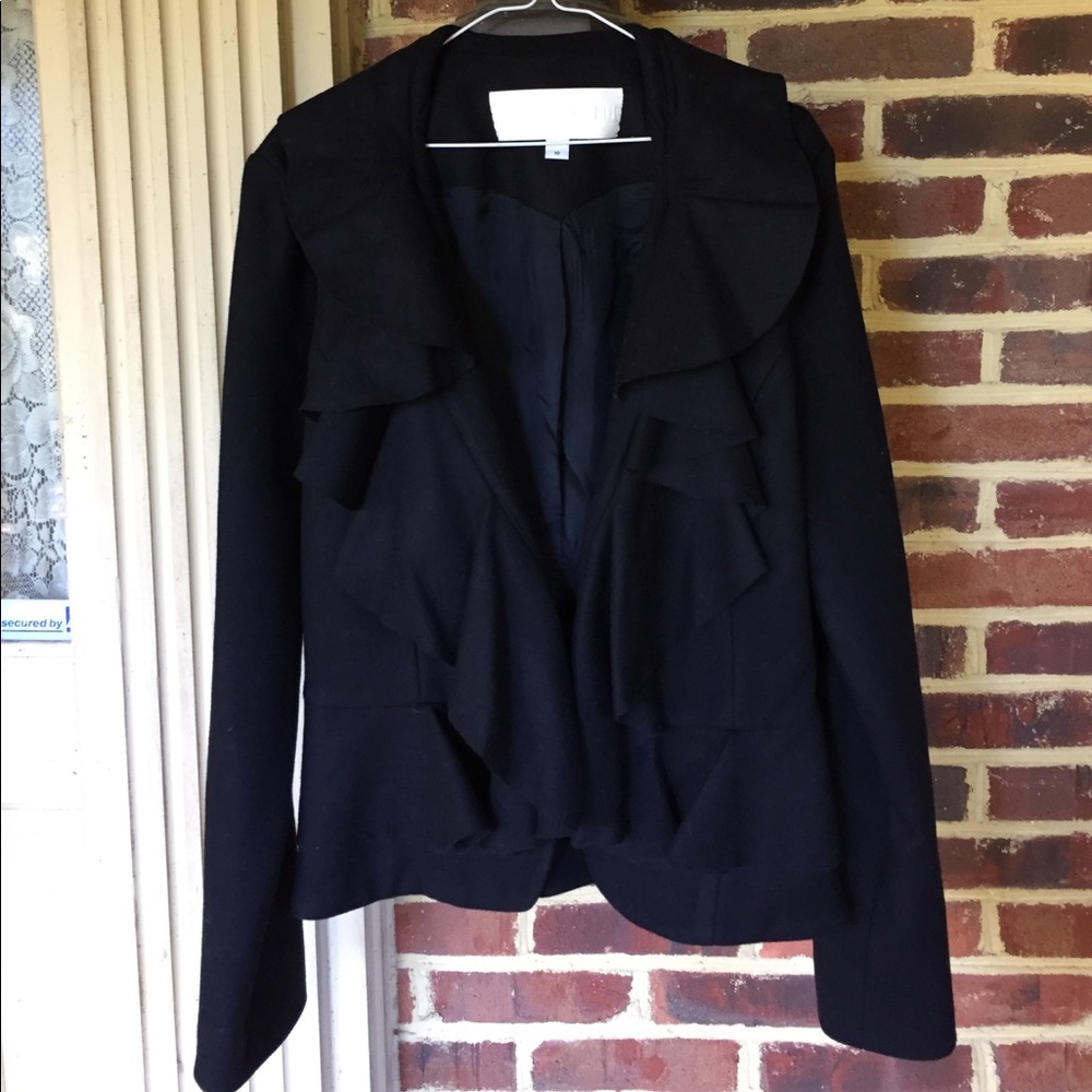 Bensoni Black Ruffle Jacket- Near Mint Condition