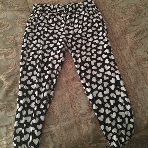Kate Spade heart design flounce pant.