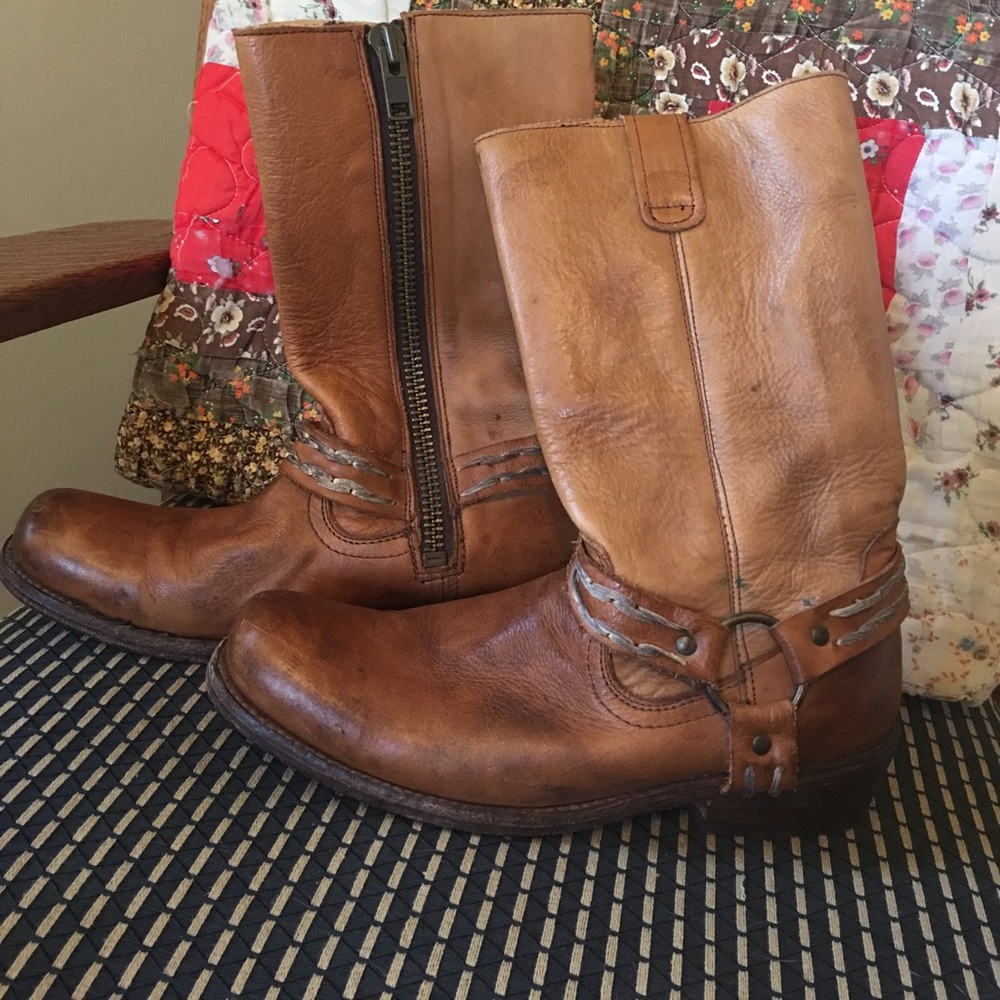 Bed Stu Distressed Boots Size 7.5.