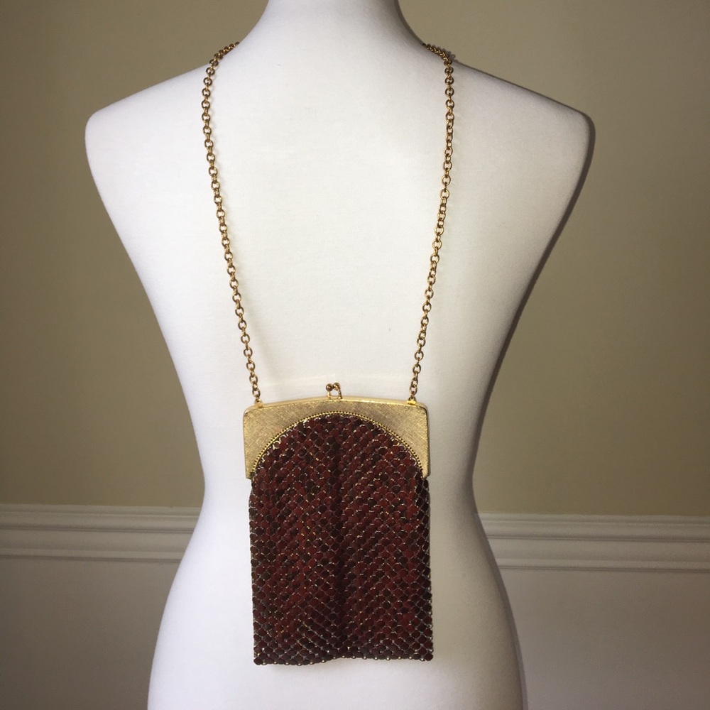 PRISTINE Whiting & Davis vintage alumesh purse