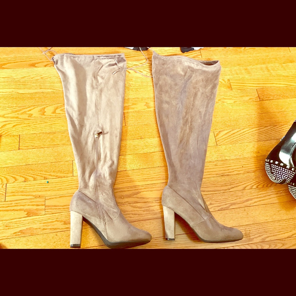 Tan boots